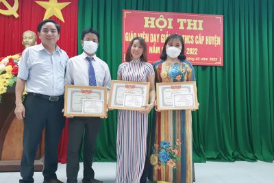 KẾT QUẢ HỘI THI GVDG CẤP HUYỆN