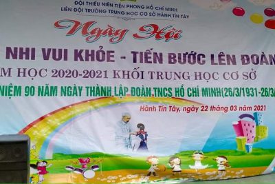 NGÀY HỘI THIẾU NHI VUI KHỎE- TIẾN BƯỚC LÊN ĐOÀN